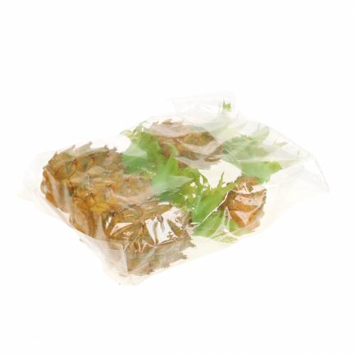Article Mini ananas artificiel H6.5cm - 8cm 6 pcs