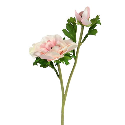 Floristik24 Anémone artificielle rose 6pcs