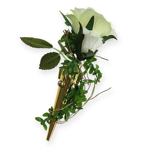 Floristik24 Épingle de mariage avec aimant, or brillant 7cm