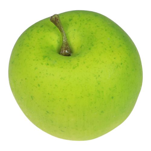Floristik24 Déco vert pomme, fruit décoratif, mannequin alimentaire Ø6,5cm