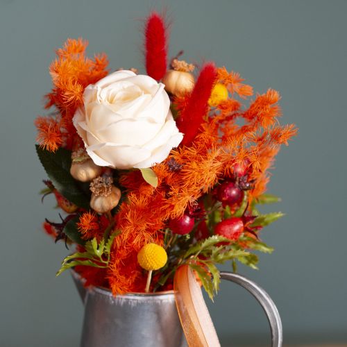 Asparagus décoratif séché teint orange 65 cm 80 g | Floristik24.fr