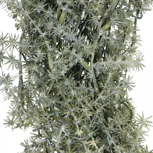 Article Couronne décorative de mélèze, couronne d&#39;aiguilles artificielles enneigée blanc gris Ø32cm