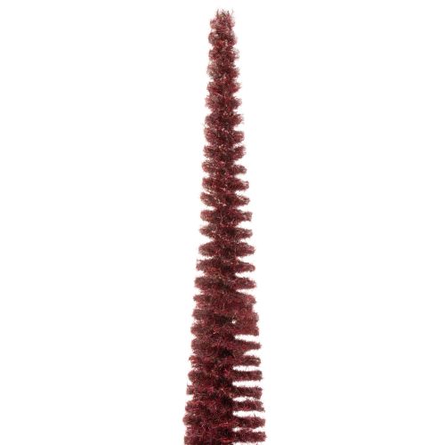 Sapin de Noël décoratif, silhouette fine sur socle en bois, 60 cm | Floristik24.fr