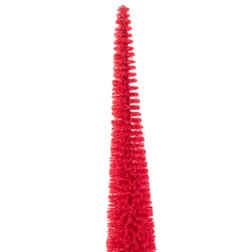 Sapin de Noël décoratif étroit, sapin de Noël artificiel sur socle en bois, 40 cm, 3 pièces | Floristik24.fr
