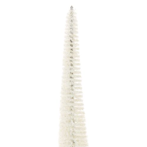 Sapin de Noël décoratif avec socle en bois pour décoration hivernale, 40 cm, 3 pièces | Floristik24.fr