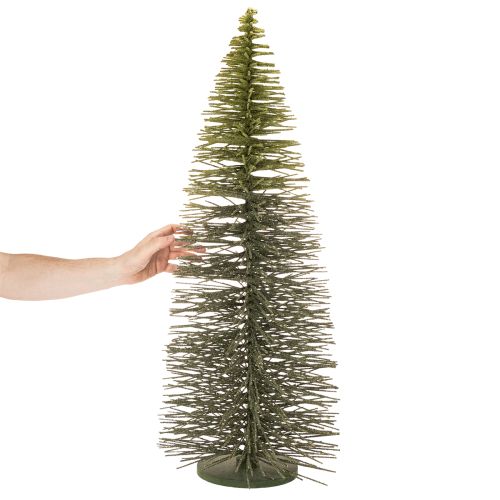 Sapin de Noël artificiel vert avec support pour décoration de table, 90 cm | Floristik24.fr