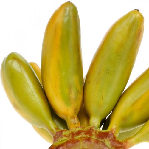 Régime artificiel de banane, fruit décoratif, bébé banane L7–9cm