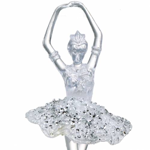 Floristik24 Déco cintre Décoration de sapin de Noël Ballerine 18cm 2pcs