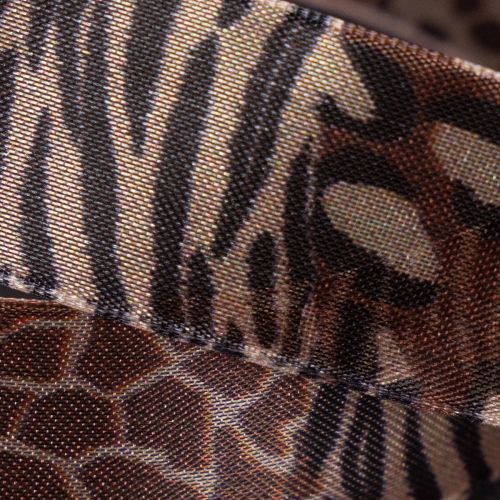 Ruban décoratif imprimé animal 25 mm x 20 m polyester | Floristik24.fr