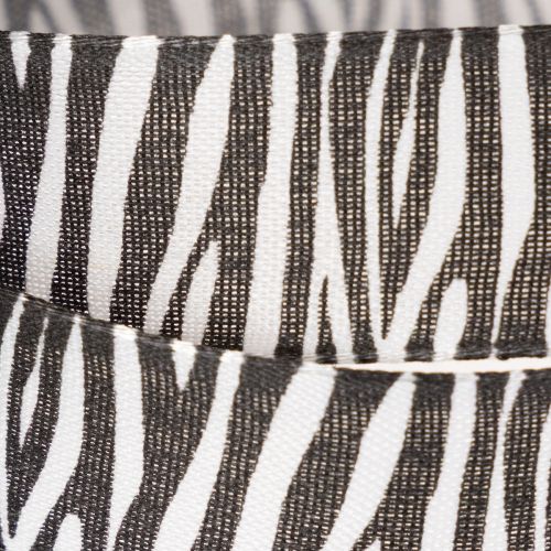 Ruban cadeau à motif zèbre, 25 mm de large, 20 m de long | Floristik24.fr