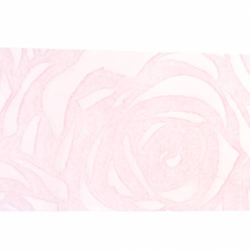 Floristik24 Ruban déco roses large rose 63mm 20m