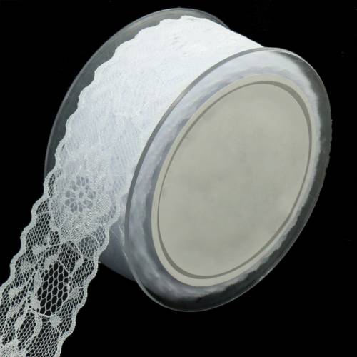 MAYJOYDIY Ruban En Dentelle Florale à Bords Ondulés Pour Couture, Robes