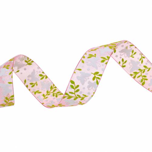 Ruban organza papillon 25mm ruban déco rose ruban cadeau 20m