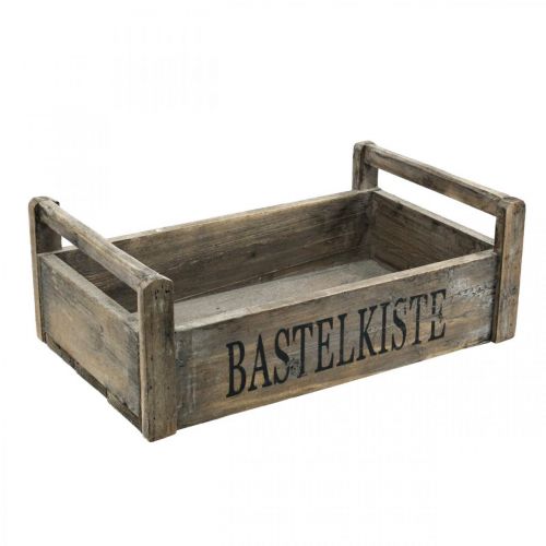 Floristik24 Boîte en bois boîte artisanale boîte décorative shabby bois 47×28.5×16.5cm