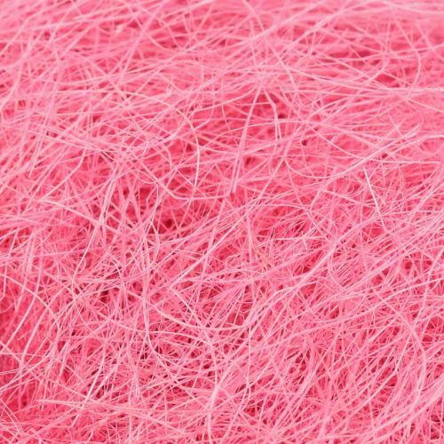 Article Matériel d&#39;artisanat, herbe de sisal, matériau naturel rose 300g