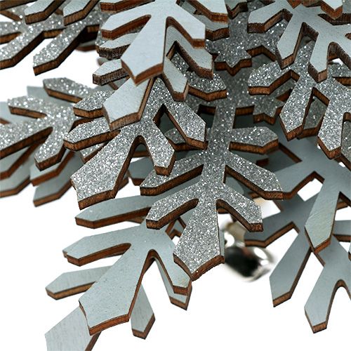 Floristik24 Arbre à suspendre argent avec grelot 40cm