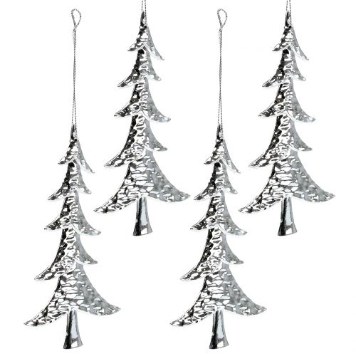 Floristik24 Arbre argenté à accrocher 15cm 8pcs