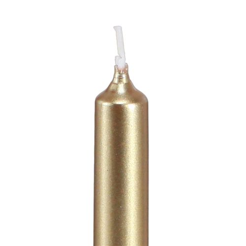 Article Bougies de sapin bougies pour sapin de Noël or 13x105mm 20 pcs