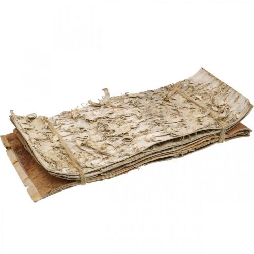Floristik24 Écorce d'arbre bandes d'écorce décoratives écorce de bouleau naturelle 30×12cm 6 pièces
