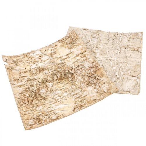 Floristik24 Écorce d'arbre écorce décorative carrée écorce de bouleau naturelle 20×20cm 6 pcs