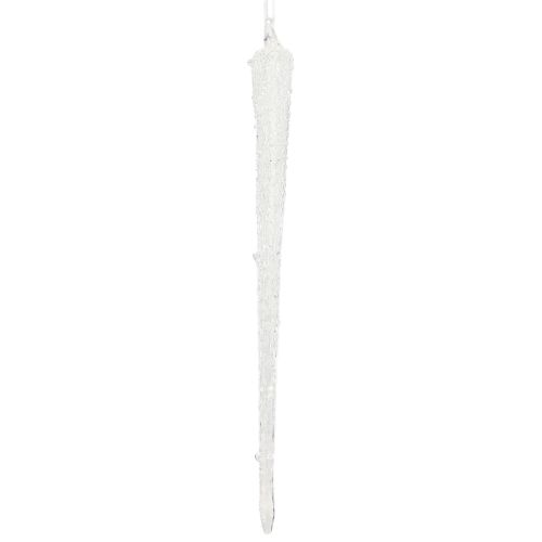 Décoration d&#39;arbre en verre glaçon à suspendre 19 cm 3 pièces