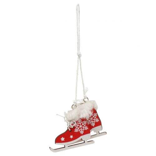 Floristik24 Mélange d'arbres de décoration rouge, blanc 6-8cm