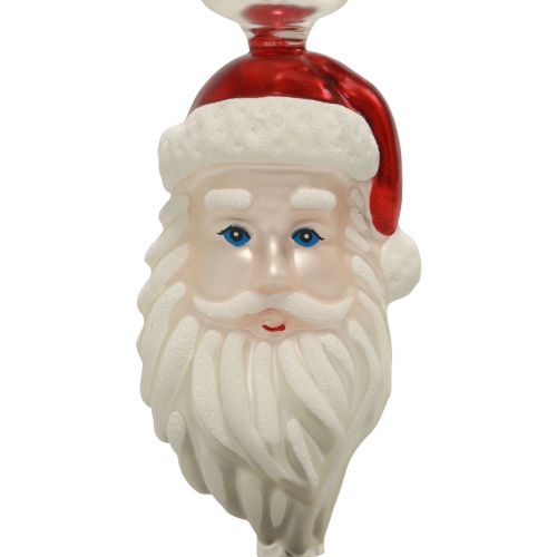 Article Cime d'arbre en verre Père Noël Cime d'arbre de Noël 34 cm