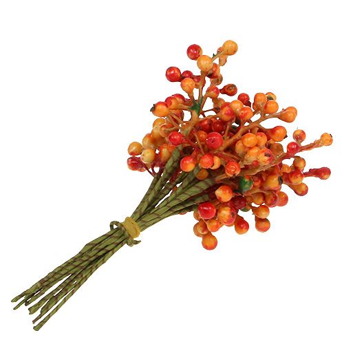 Floristik24 Bouquet de baies orange L20cm