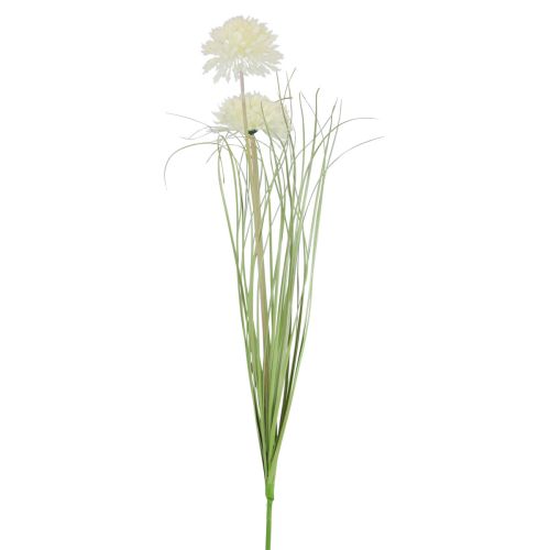 Fleurs artificielles boule de fleur allium oignon ornemental blanc artificiel 90cm