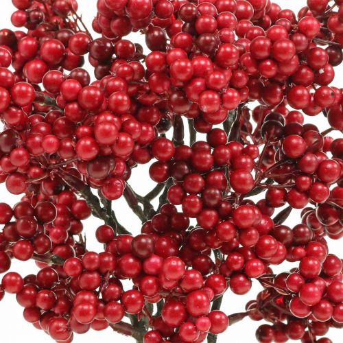 Floristik24 Branche décorative aux fruits rouges branche de baies décoration d'automne 26cm 6pcs