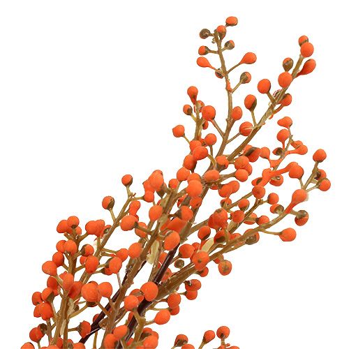 Article Branche de baie orange L48cm 1pc