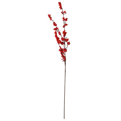 Article Branche de baies branche décorative rouge baies rouges artificielles 115cm