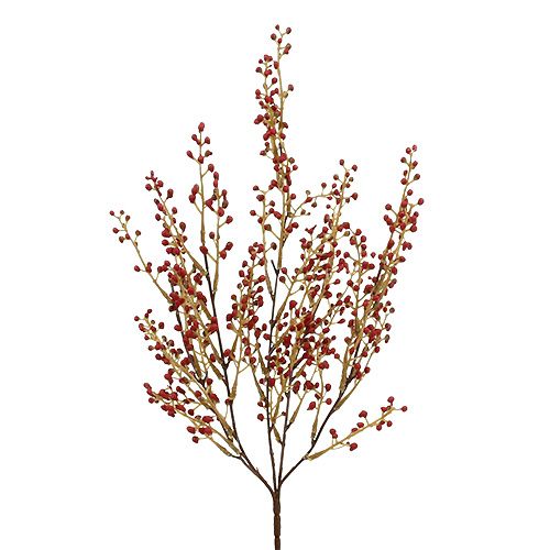 Floristik24 Branche de baies artificielles rouges 48 cm 1 p.