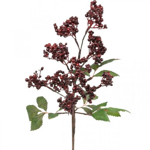 Article Branche de baie rouge décoration automne artificielle 85cm Plante artificielle comme la vraie !