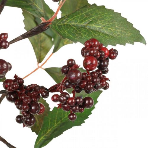 Floristik24 Branche de baie rouge décoration automne artificielle 85cm Plante artificielle comme la vraie !