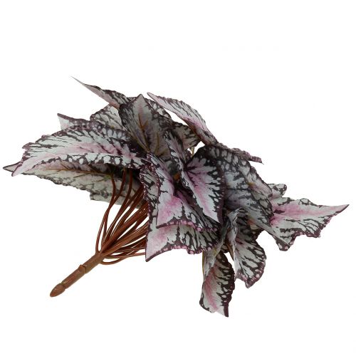 Floristik24 Buisson de bégonia artificiel Bordeaux 37cm