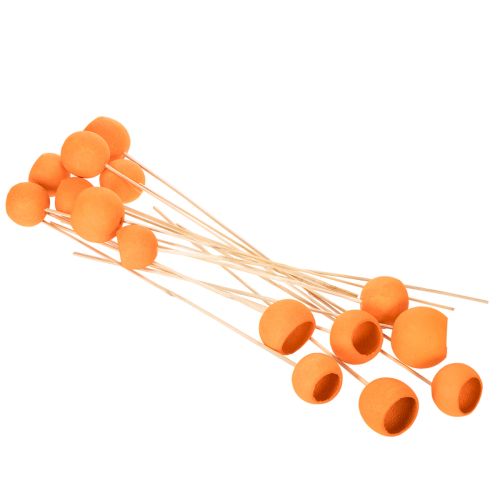 Mélange Bell Cup sur bâtonnet orange 15 pièces | Floristik24.fr