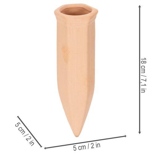 Cône d’arrosage pour bouteille en terre cuite, 18 cm, pour plantes en pot | Floristik24.fr