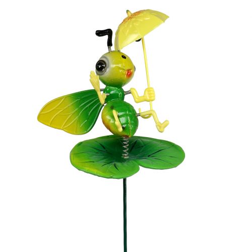 Floristik24 Abeille avec ombrelle sur pique de jardin 73 cm