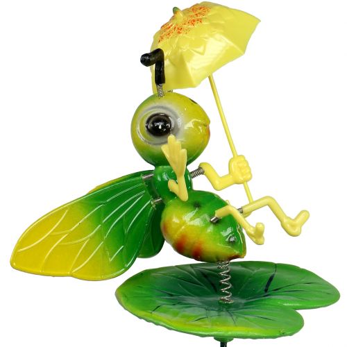 Floristik24 Abeille avec ombrelle sur pique de jardin 73 cm