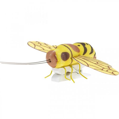 Article Déco clip abeille, décoration printanière, abeille à clip, décoration cadeau 3pcs