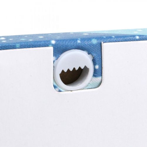 Article Image LED Noël Père Noël avec bonhomme de neige LED murale 38x28cm