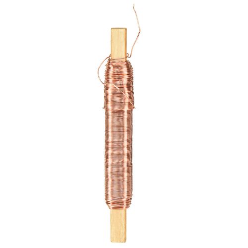 Article Fil de reliure fil de fleur fil d&#39;emballage cuivre 0,65mm 100g 3 pièces