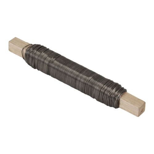 Floristik24 Fil d'enroulement fil de liaison recuit bleu 0.65mm 100g 3 pièces