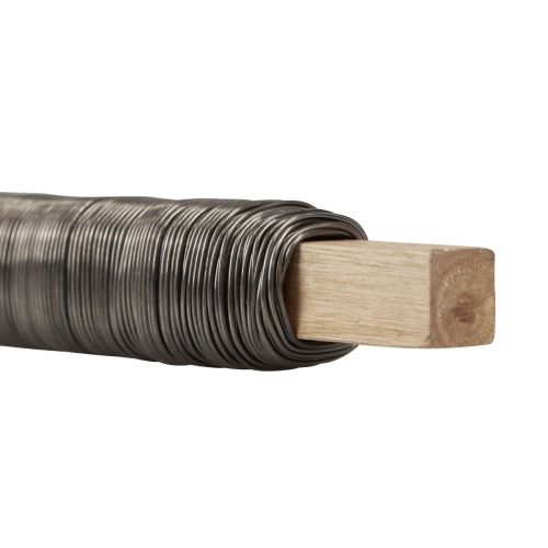 Floristik24 Fil d'enroulement fil de liaison recuit bleu 0.65mm 100g 3 pièces
