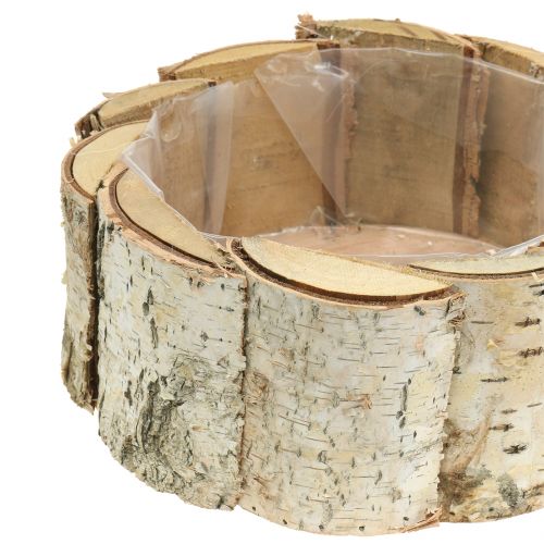 Floristik24 Jardinière ronde bouleau 2pcs