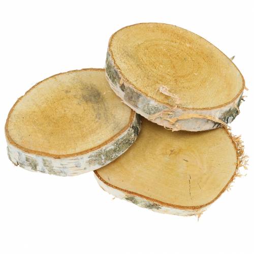 Tranches de bouleau rondes Ø11-13cm 12pcs