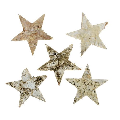 Étoiles de bouleau 6cm 100p Étoiles de bouleau 6cm 100p