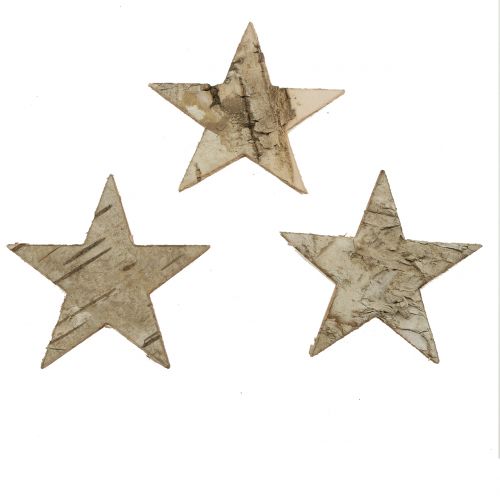 Étoile bouleau D 2,5 cm 30 pièces Étoile bouleau D 2,5 cm 30 pièces