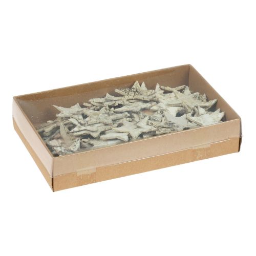 Article Décoration à disperser étoiles de Noël décoration étoiles de bouleau 4cm 100 pcs